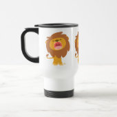 Niedlich Mighty Roaring Lion Cartoon Tasse (Links)