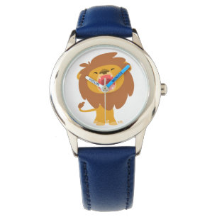 Niedlich Mighty Roaring Lion Cartoons Watch Armbanduhr
