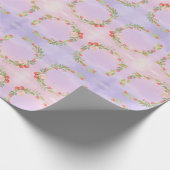 Niedlich Mini-Blume Geschenkpapier (Ecke)