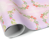 Niedlich Mini-Blume Geschenkpapier (Rolleneckpunkt)