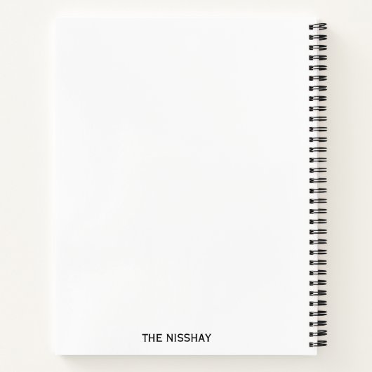 Niedlich Mini-Maus SpiralNotebook Notizblock (Rückseite)