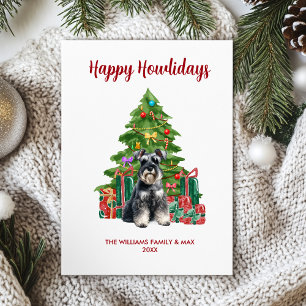 Niedlich Miniature Schnauzer Dog Weihnachten