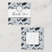 Niedlich Miniature Schnauzers Vielen Dank Mitteilungskarte (Vorne/Hinten)