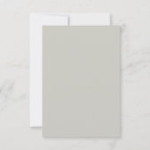 Niedlich Minimalistisch Dankeskarte (Rückseite)