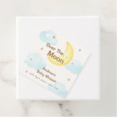 Niedlich Minimalistisch über der Mond-Babydusche Geschenkanhänger (Beispiel)