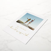 Niedlich Minimalistisch werden Sie mein Foto sein Folieneinladung (Gedreht)