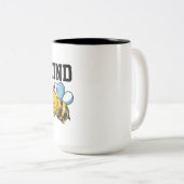 Niedlich-minimalistischer Totbeutel Zweifarbige Tasse (VorderseiteRechts)