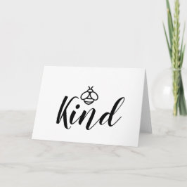 Niedlich minimalistisches Honigbienenbild ist freu Karte