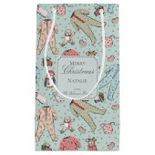 Niedlich Mint Green Baby Girl Custom Kleine Geschenktüte (Vorderseite)