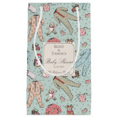 Niedlich Mint Green Christmas Baby Dusche Kleine Geschenktüte (Vorderseite)