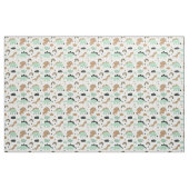 Niedlich Minze Green Dinosaur Muster Stoff (Fat Quarter (45,7 x 55,9 cm))