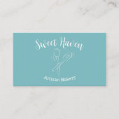 Niedlich-Minze-Grünkochen Utensil Bäckerei Visitenkarte (Vorderseite)