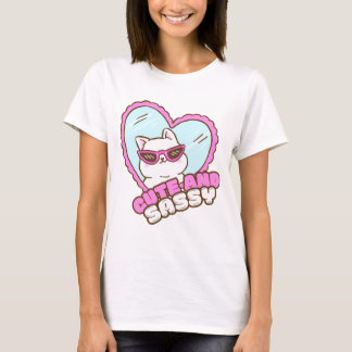 Niedlich mit einer Prise Frechheit | Lustige frech T-Shirt