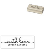 Niedlich mit Liebe für kleine Unternehmen oder Kle Gummistempel (Stempel)