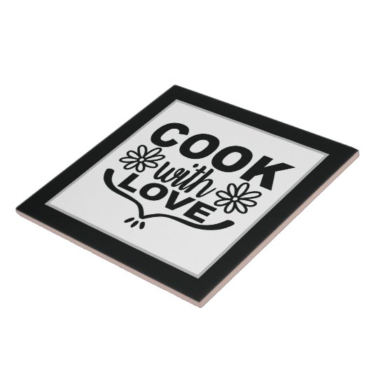 Niedlich mit Liebe Wortkunst Fliese (Seite)