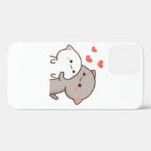 Niedlich Mochi Peach Cat Case-Mate iPhone Hülle (Rückseite (Horizontal))