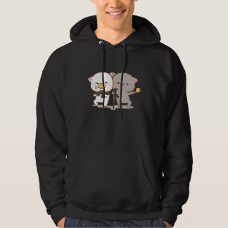 Niedlich Mochi Peach Cat Hoodie