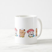 Niedlich Mochi Peach Cat Kaffeetasse (VorderseiteRechts)