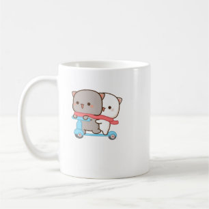 Niedlich Mochi Peach Cat Kaffeetasse