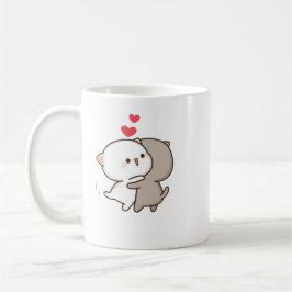 Niedlich Mochi Peach Cat Kaffeetasse