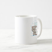 Niedlich Mochi Peach Cat Kaffeetasse (VorderseiteRechts)