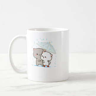 Niedlich Mochi Peach Cat Kaffeetasse