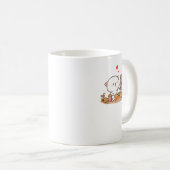 Niedlich Mochi Peach Cat Kaffeetasse (VorderseiteRechts)