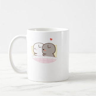 Niedlich Mochi Peach Cat Kaffeetasse
