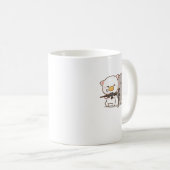 Niedlich Mochi Peach Cat Kaffeetasse (VorderseiteRechts)