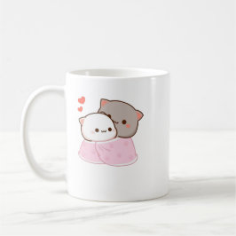 Niedlich Mochi Peach Cat Kaffeetasse