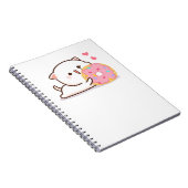 Niedlich Mochi Peach Cat Notizblock (Rechte Seite)