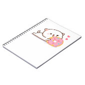 Niedlich Mochi Peach Cat Notizblock (Linke Seite)