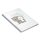 Niedlich Mochi Peach Cat Notizblock (Rechte Seite)