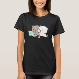 Niedlich Mochi Peach Cat T-Shirt