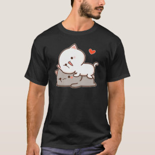 Niedlich Mochi Peach Cat T-Shirt