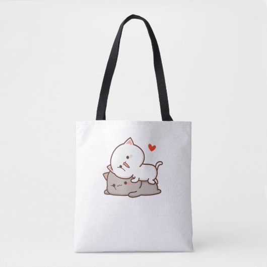 Niedlich Mochi Peach Cat Tasche (Vorderseite)
