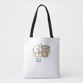 Niedlich Mochi Peach Cat Tasche