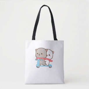 Niedlich Mochi Peach Cat Tasche
