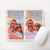 Niedlich-Modern-2-Fotoleime-Monogramm Mousepad (Mit Mouse)