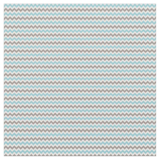Niedlich Modern Blue Gray Zickzack Stoff (Nahaufnahme)