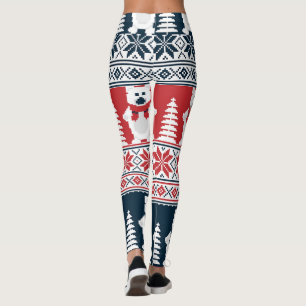 Niedlich & modern Christma Snowman Knitter Leggings