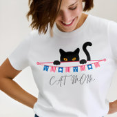 Niedlich Modern Design Katzenliebhaber Mama T-Shirt