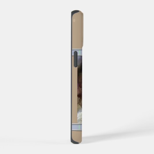 Niedlich Modern English Springer Spaniel Dog Art iPhone 15 Hülle (Rechte Seite)