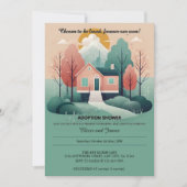 Niedlich Modern Forever Zuhause Adoption Foster Sh Einladung (Vorderseite)