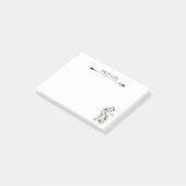 Niedlich Modern Kitty, Cat Mama, Funny Personalisi Post-it Klebezettel (angewinkelt)