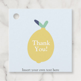 Niedlich Modern Lemon Vielen Dank für Ihr Unterneh Geschenkanhänger