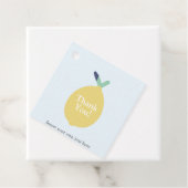 Niedlich Modern Lemon Vielen Dank für Ihr Unterneh Geschenkanhänger (Beispiel)