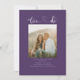 Niedlich-modern Minimalistisch machen wir Foto Sav Save The Date