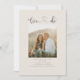 Niedlich-modern Minimalistisch machen wir Foto Sav Save The Date