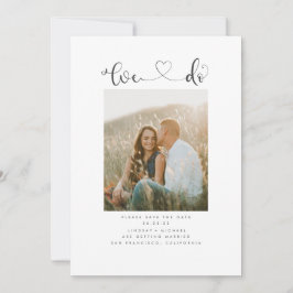 Niedlich-modern Minimalistisch machen wir Foto Sav Save The Date